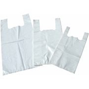 BASIC BOLSA CAMISETA BLANCA 35x50cm 100-PACK 3550200